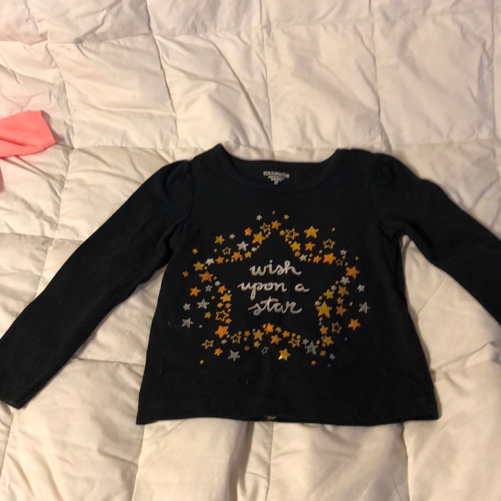 Toughskin Toddler LongSleeve Black T Sz 2T
